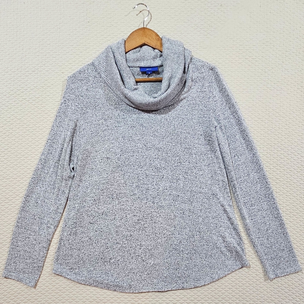 Apt. 9 Heather Gray‎ Cowl Neck Knit Sweater Size M